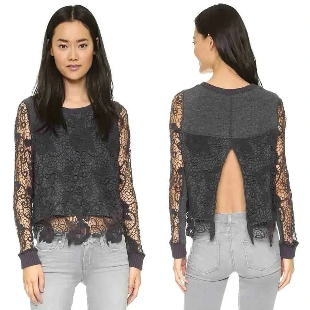 Free People • Pretty Rad Lace Pullover
